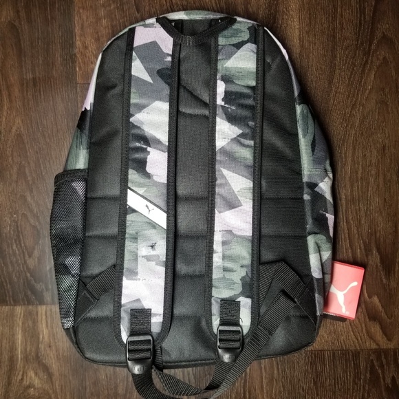 Puma Pink Camo 18.5" Backpack - Picture 4 of 7